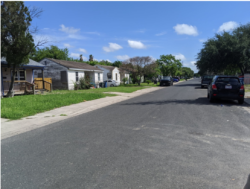 A standard working-class neighborhood in Corpus Christi.