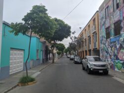 Street art in a Lima neighborhood.