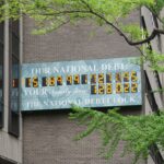 The national debt clock showing the figure as of April 2012